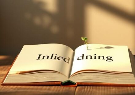 An open book with a sprout growing from its spine, illuminated by sunlight, with the word "Inledning" visible on the page.
