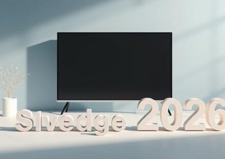 Bild av en person som tittar på TV med en IPTV-leverantörs logotyp i bakgrunden