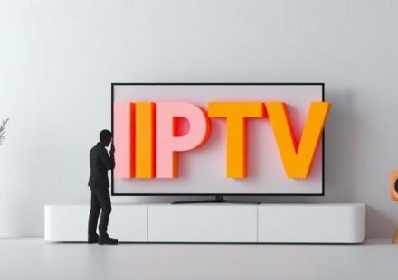 Vilken IPTV-tjänst har flest svenska och nordiska kanaler? En 3D-illustration med en TV i förgrunden och nordiska flaggor i bakgrunden