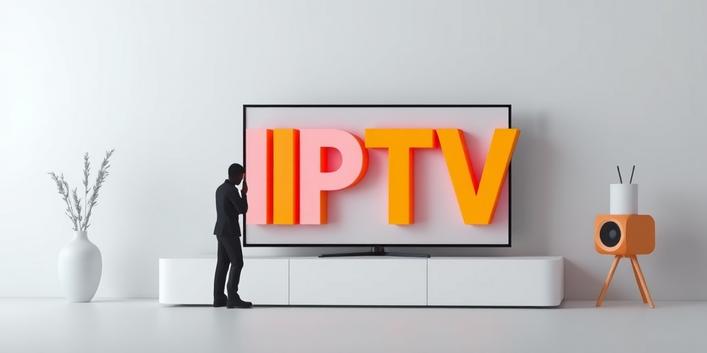Vilken IPTV-tjänst har flest svenska och nordiska kanaler? En 3D-illustration med en TV i förgrunden och nordiska flaggor i bakgrunden