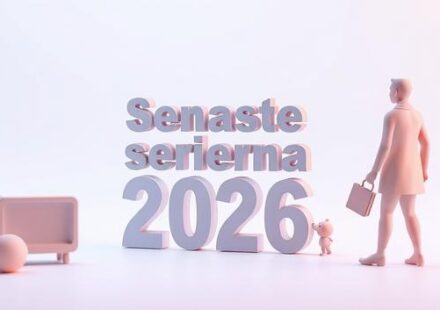 En 3D-illustration av en TV med svensk undertext, omgiven av bekväma soffor och en stor skärm som visar de senaste serierna 2026