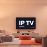 En 3D-illustration av Nordisk IPTV med en minimalistisk komposition