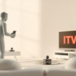 Vacker 3D-illustration som visar hur man köper IPTV med Swish eller Bitcoin