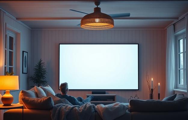 En person som tittar på IPTV på sin surfplatta utomlands