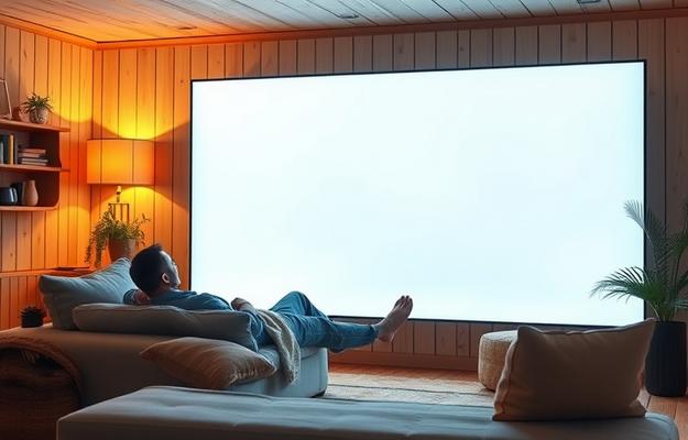 Nordisk IPTV på en smart-TV i ett vardagsrum