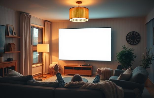 Olika enheter som används för att titta på Nordisk IPTV, inklusive mobiltelefoner, tv-apparater och surfplattor, vilket visar flexibiliteten i tjänsten.