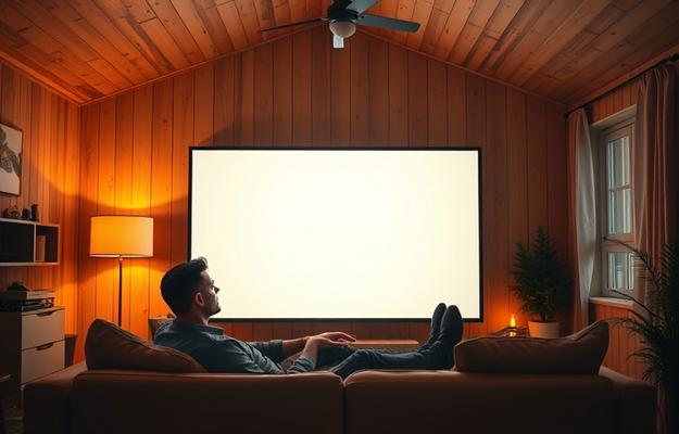 Nordisk IPTV 4K interface on a television screen