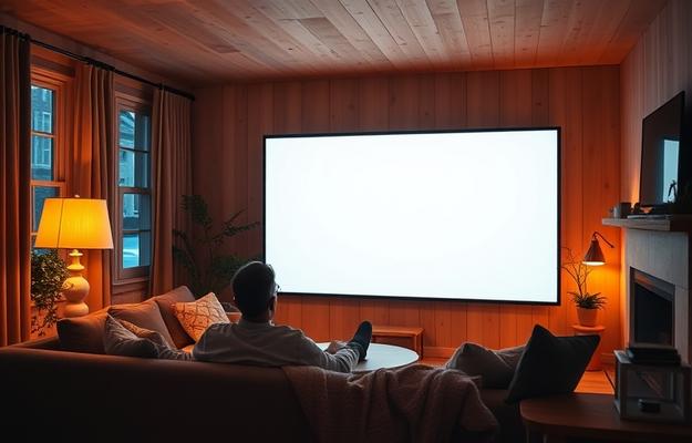 Nordisk IPTV 4K användargränssnitt på en smart TV