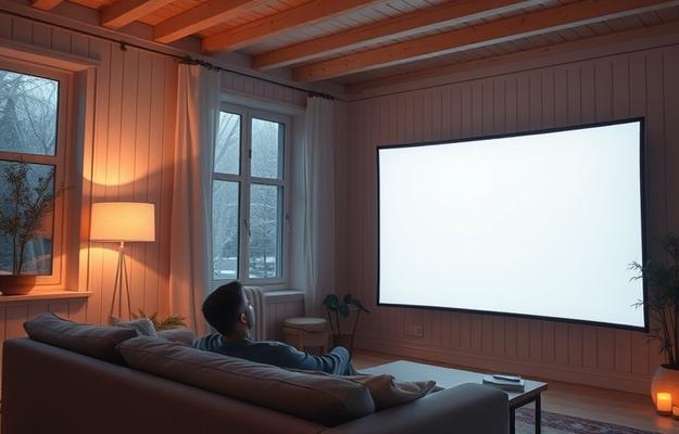 IPTV-streaming på en Smart TV med texten Nordisk IPTV 4K