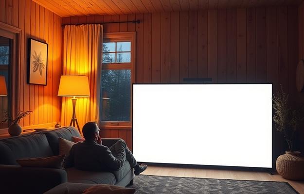 Nordisk IPTV 4K gränssnitt på en smart TV, visar det stora kanalutbudet och 4K-kvaliteten