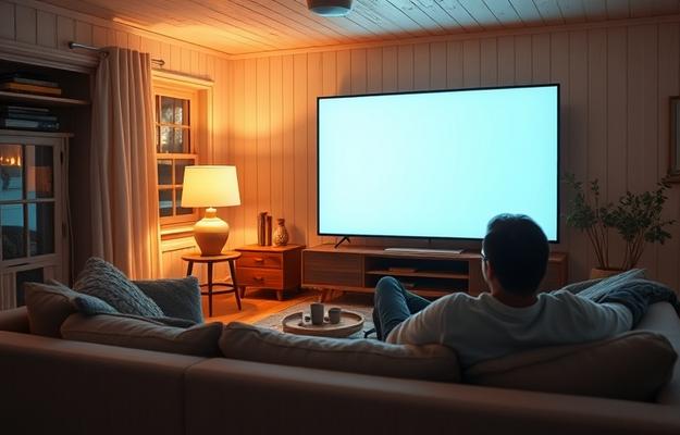 IPTV-mottagare ansluten till TV, redo för streaming i 4K, med en snabb WiFi-anslutning för en stabil visningsupplevelse