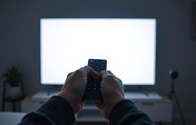 blurry low-quality stream vs crisp high-quality IPTV stream, highlighting the contrast in visual experience on a Nordic IPTV service