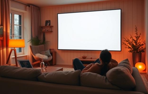 IPTV streaming setup in a modern Nordic home